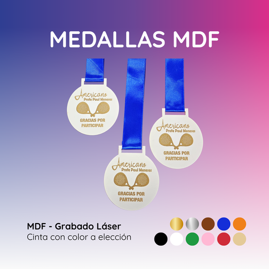 MEDALLAS MDF