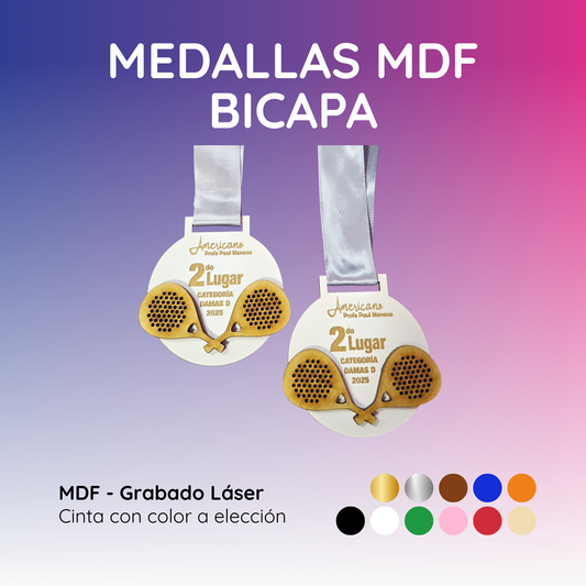 MEDALLAS MDF BICAPA