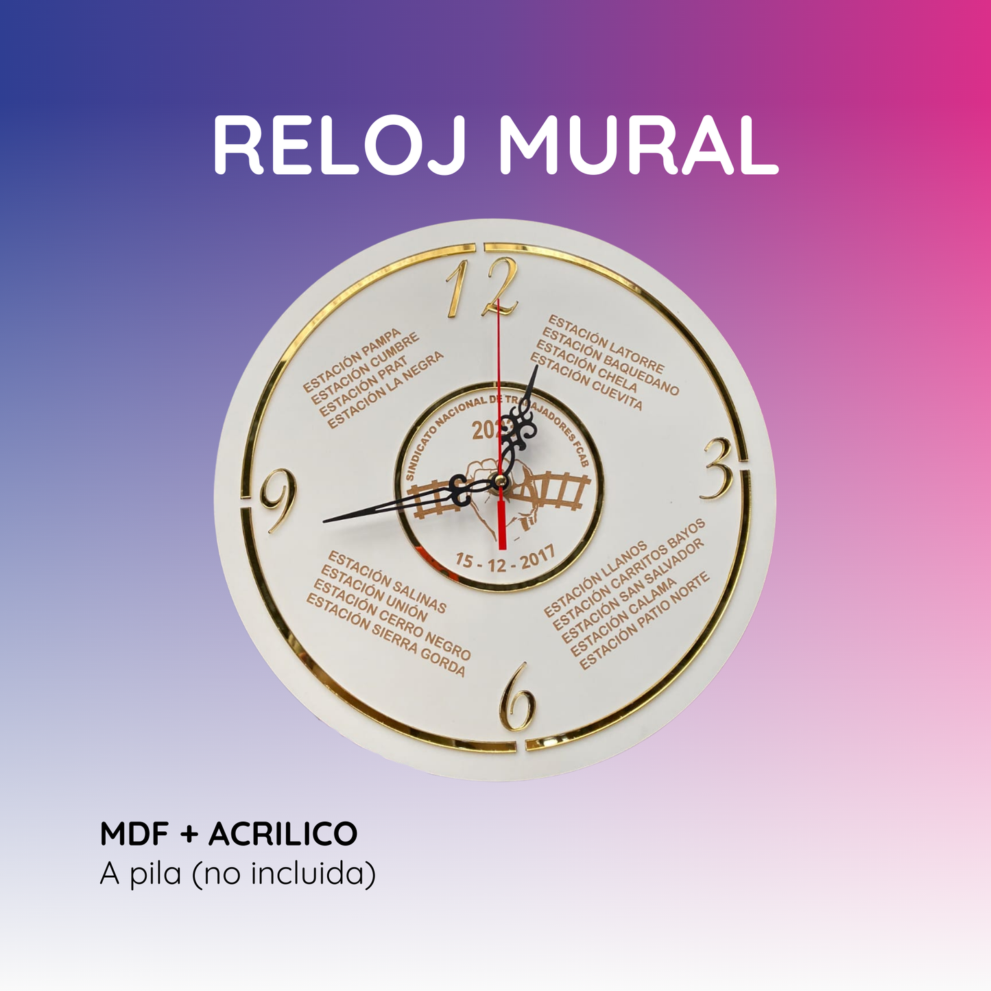 RELOJ MURAL