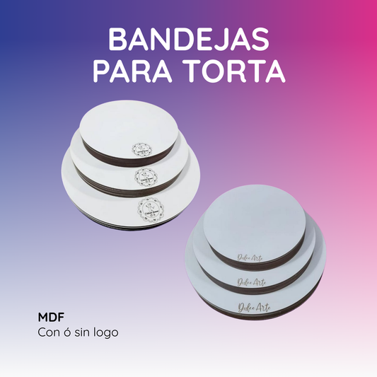 BANDEJAS PARA TORTAS REDONDO