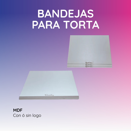 BANDEJA PARA TORTA CUADRADO