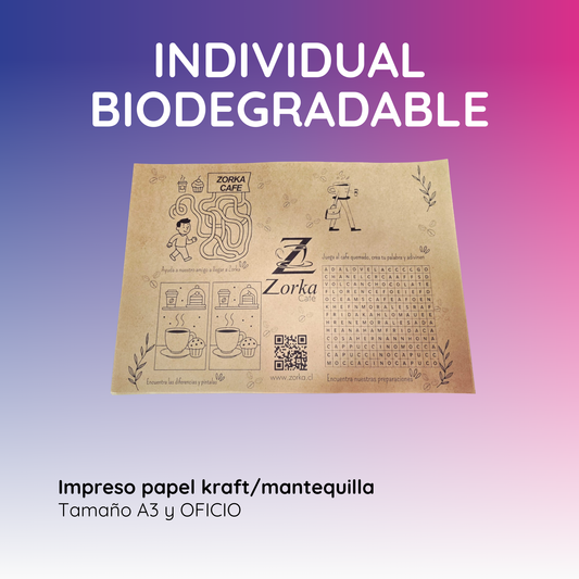 INDIVIDUALES BIODEGRADABLES