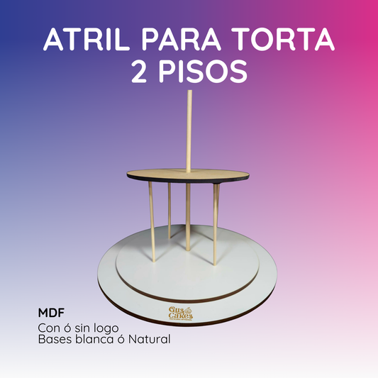 ATRIL PARA TORTA 2 PISOS