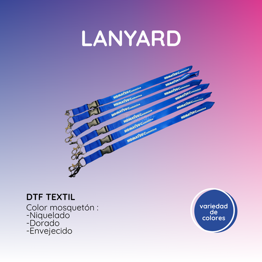 Lanyard personalizable