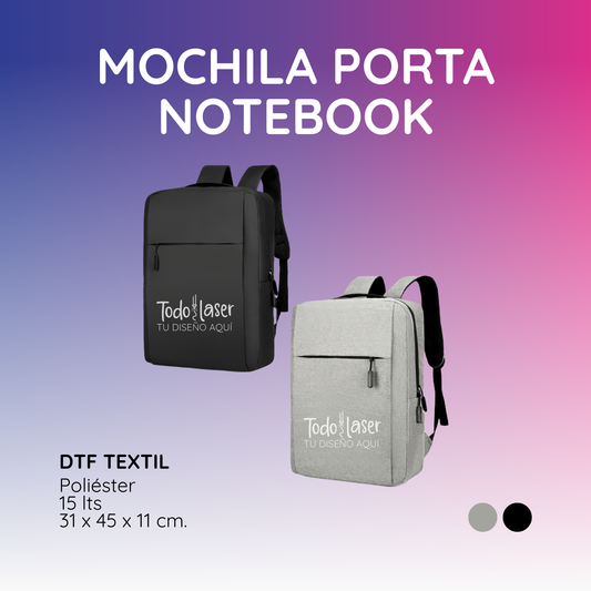 MOCHILA PORTA NOTEBOOK