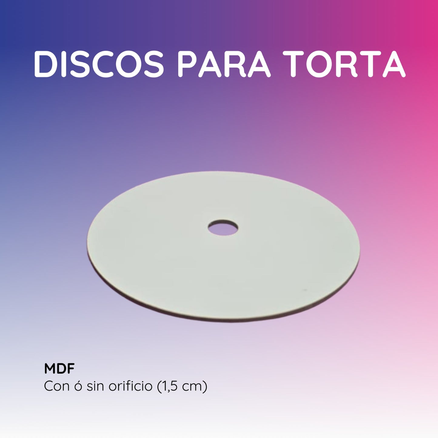Discos para torta