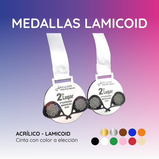 MEDALLA LAMICOID PADEL