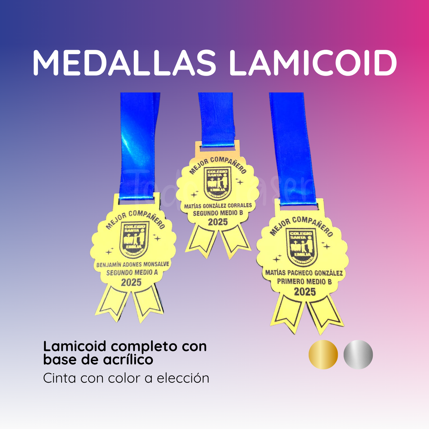 MEDALLAS FULL LAMICOID